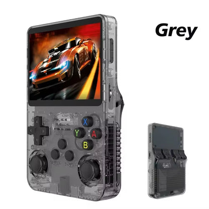 Discover the Ultimate Retro Handheld Game Console: Linux System, 3.5 Inch IPS Screen, Portable Gaming with 64GB/128GB Storage - Perfect Gift for Kids!