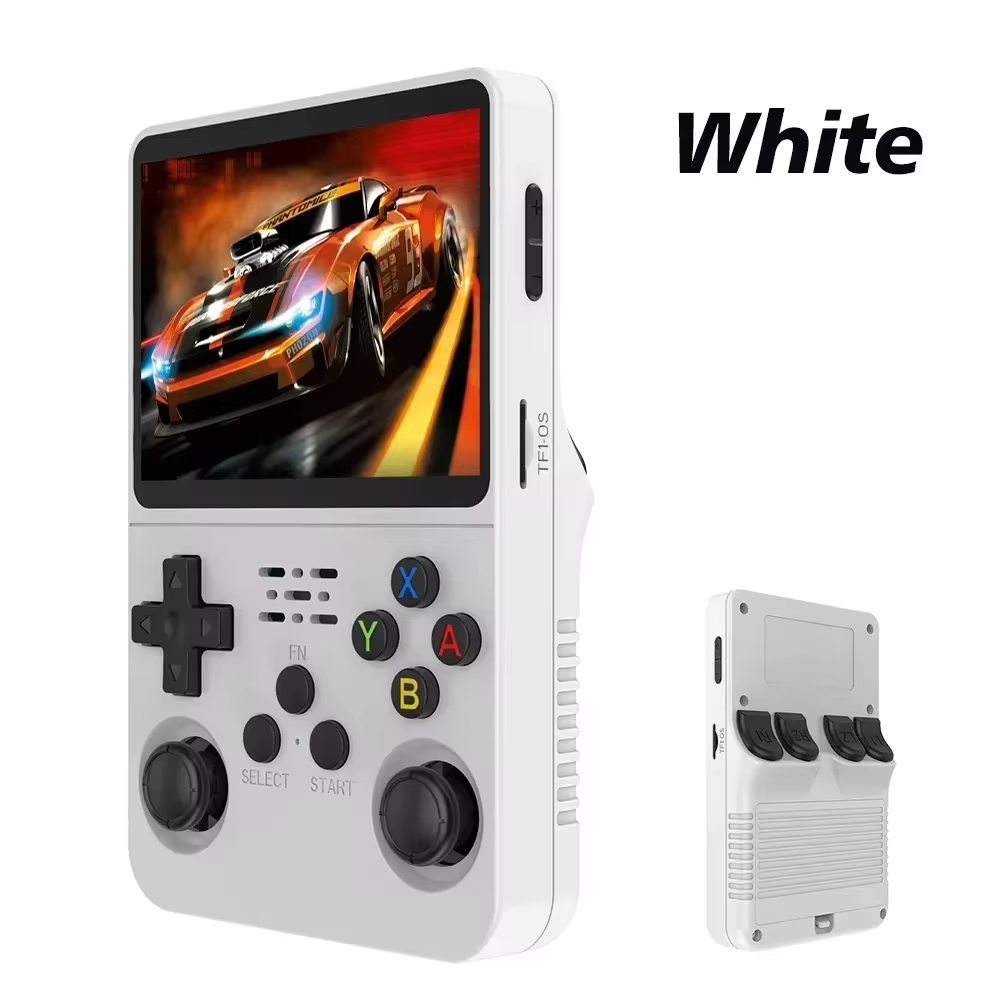 Discover the Ultimate Retro Handheld Game Console: Linux System, 3.5 Inch IPS Screen, Portable Gaming with 64GB/128GB Storage - Perfect Gift for Kids!